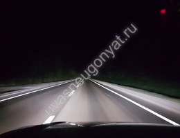Установка диодных линз в фары.